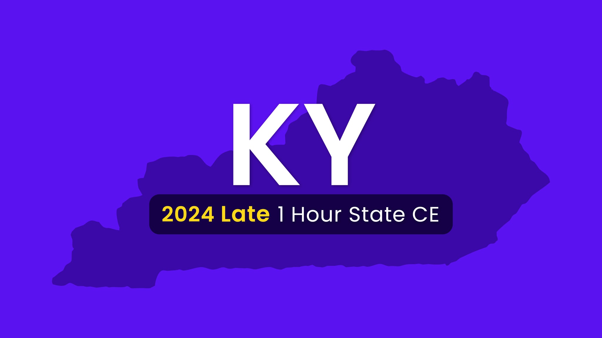 NMLS Late CE 1 Hour Kentucky SAFE CE 2024 (15881)