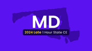 NMLS Late CE 1 Hour Maryland SAFE CE 2024 (15425)