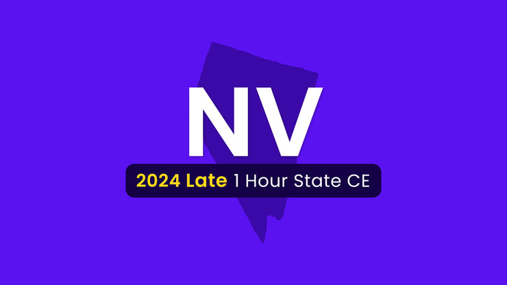 NMLS Late CE 1 Hour Nevada SAFE CE 2024 (15859)